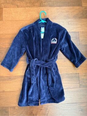 Vintage Joe Boxer Navy blue kids bathrobe size X Small 4-5 bathrobe